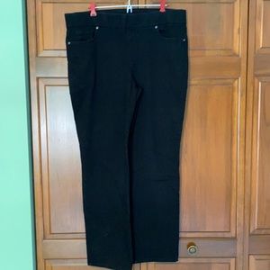 Style & Co black straight leg pants size XL